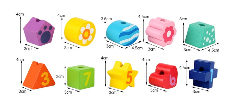 Cube d'Activités Montessori en Bois 6-en-1 - Jeu Éducatif pour Enfants
