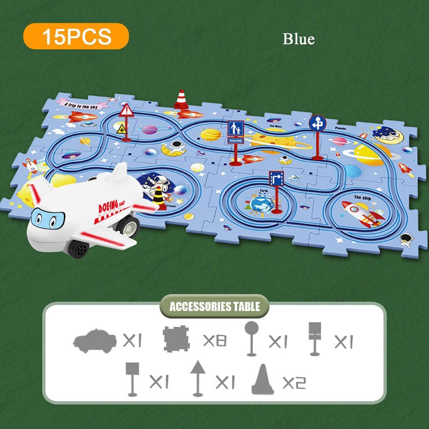 Jeu de Puzzle pour Voiture Bricolage Jouet Préscolaire Educatif Montessori Cadeau pour Enfants